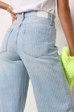 Jeans<PISTOLA Jadyn Crop Palazzo Canopystripe