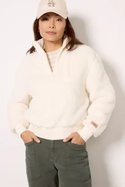 Blazers & Jackets<UGG Janeann Half Zip Cream