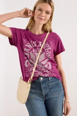 Tops & Tees<LETLUV Janis Joplin Tee Boysenberry