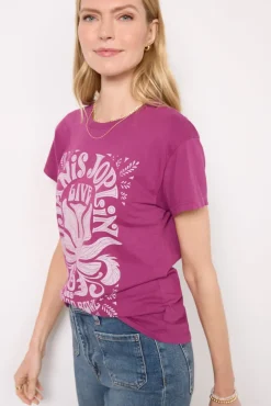 Tops & Tees<LETLUV Janis Joplin Tee Boysenberry
