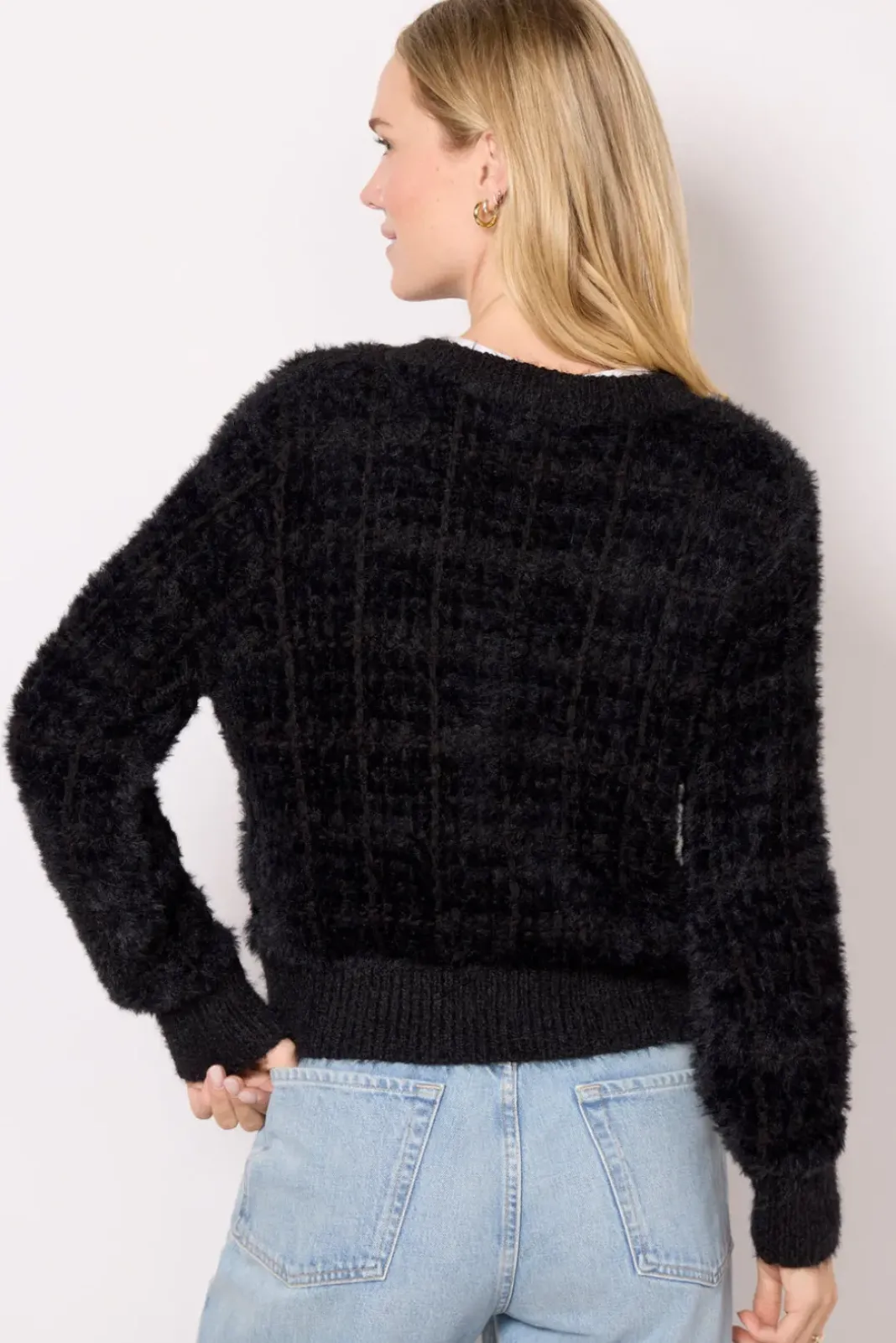 Sweaters<EVEREVE Janna Ladylike Black