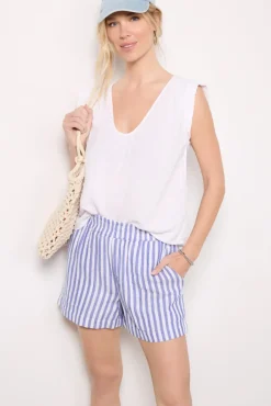 Tops & Tees<VELVET Jayla Blouse White