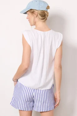 Tops & Tees<VELVET Jayla Blouse White