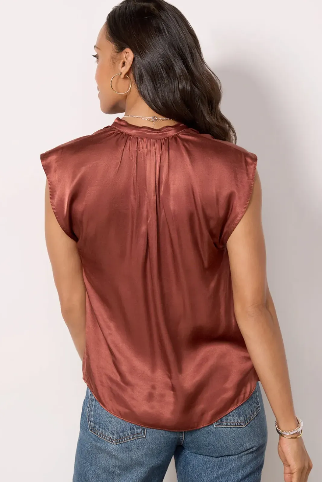 Tops & Tees<NATION LTD Jeanne Top Cinnamon