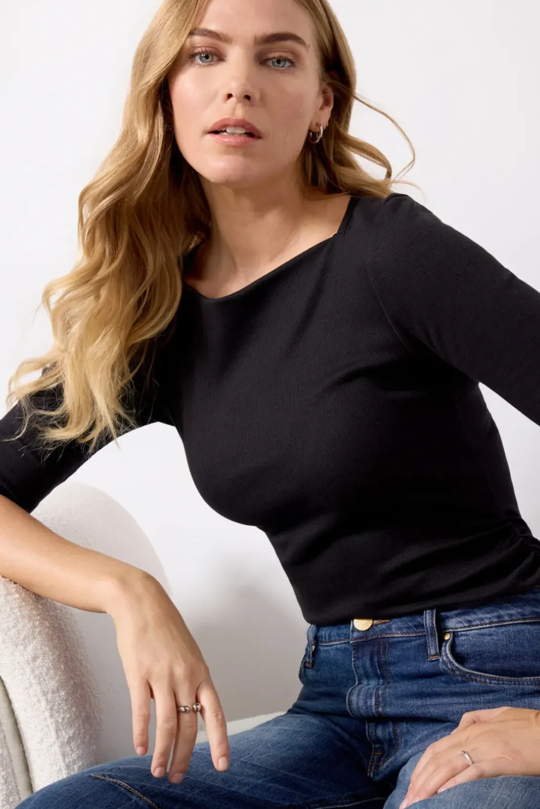 Tops & Tees<MICHAEL STARS Jenna Top Black