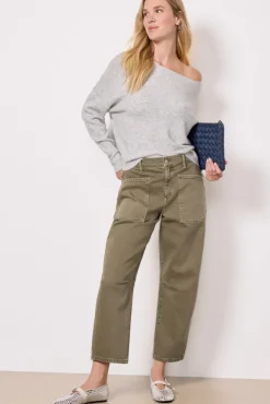 Sweaters<EVEREVE Jessie Off Shoulder Pullover Icygrey