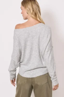 Sweaters<EVEREVE Jessie Off Shoulder Pullover Icygrey