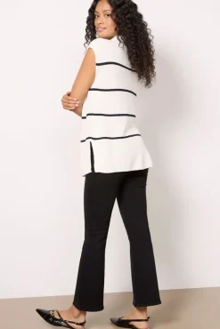 Pants & Leggings<FRAME Jetset Crop Mini Boot Pintuck Sheennoir