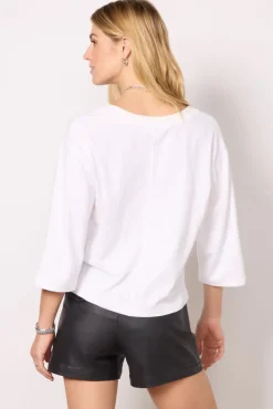 Tops & Tees<EVEREVE Jett Relaxed Henley Tee White
