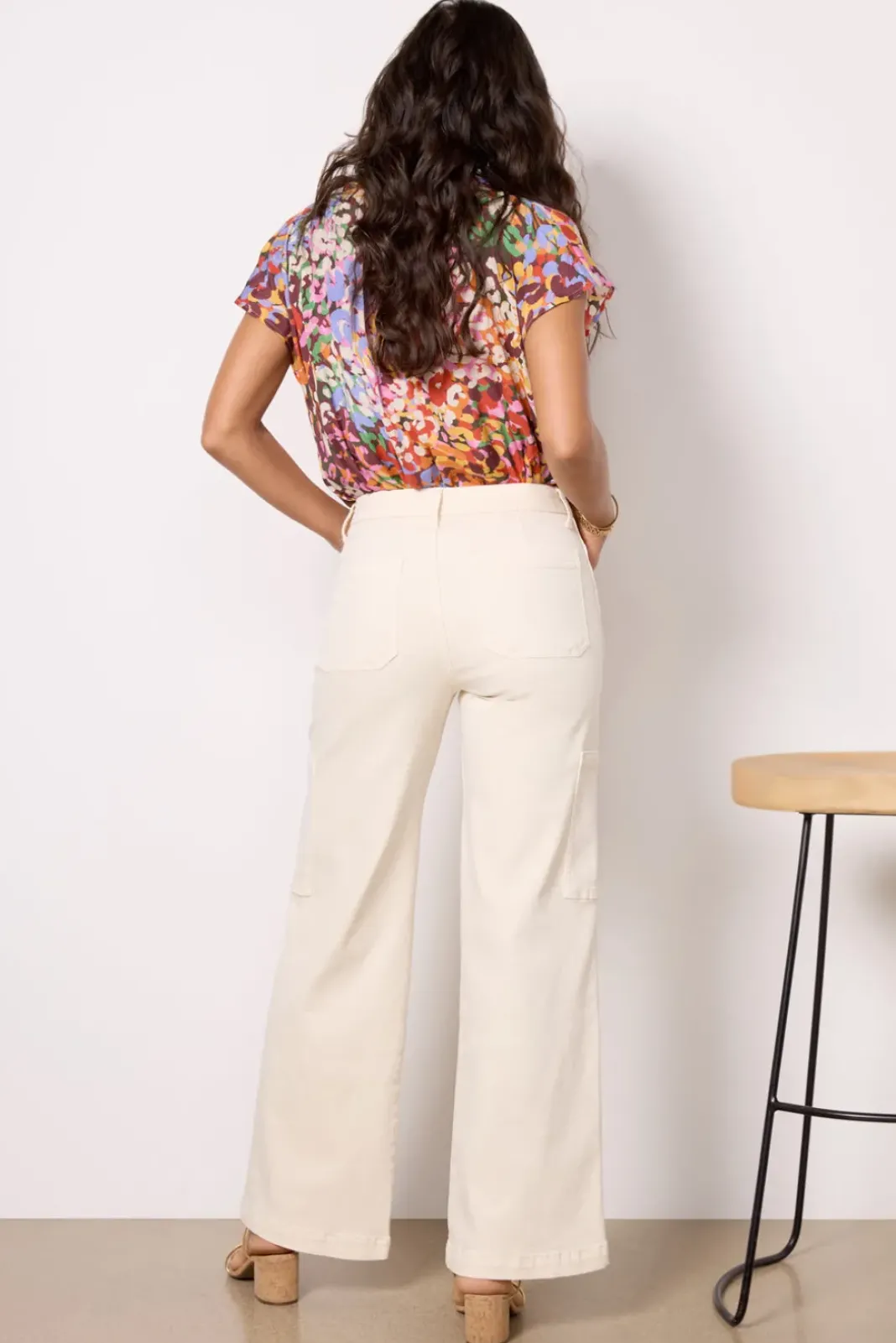 Jeans<KUT FROM THE KLOTH Jodi Wide Leg Jean Ecru