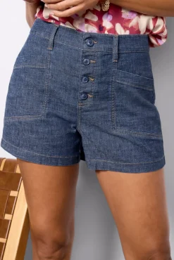 Shorts & Cutoffs<EVEREVE Joelle Stretch Linen Short Stargazer