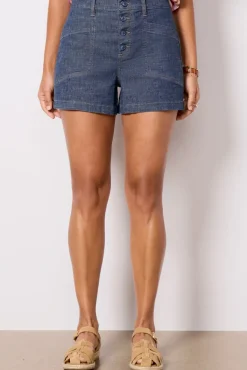 Shorts & Cutoffs<EVEREVE Joelle Stretch Linen Short Stargazer
