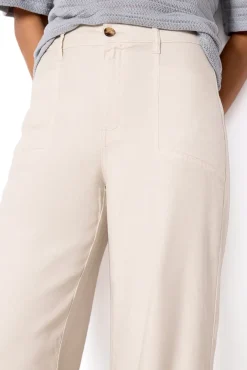 Pants & Leggings<EVEREVE Joelle Stretch Linen Trouser Barelybeige