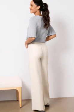 Pants & Leggings<EVEREVE Joelle Stretch Linen Trouser Barelybeige