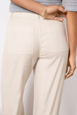 Pants & Leggings<EVEREVE Joelle Stretch Linen Trouser Barelybeige