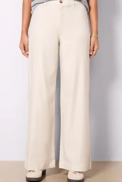 Pants & Leggings<EVEREVE Joelle Stretch Linen Trouser Barelybeige