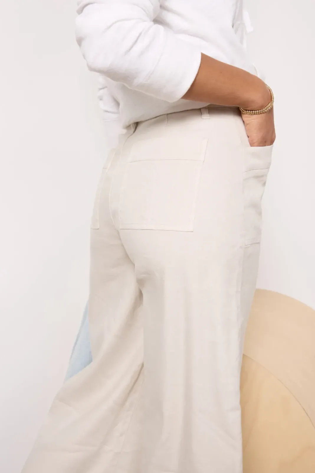 Pants & Leggings<EVEREVE Joelle Wide Leg Barelybeige