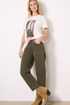 Tops & Tees<DAYDREAMER Johnny Cash Tee Vintagewhite