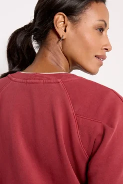 Sweatshirts<EVEREVE Jojo Seamed Sweatshirt Red