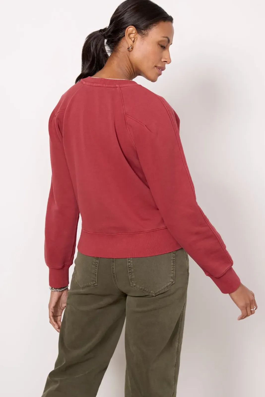 Sweatshirts<EVEREVE Jojo Seamed Sweatshirt Red