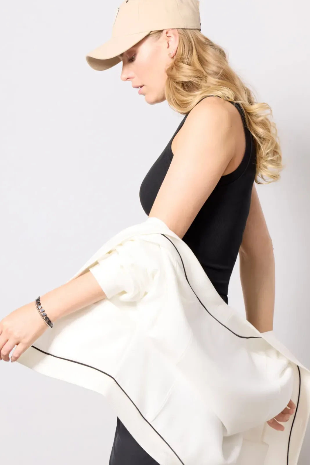 Matching Sets|Tops & Tees<LNA Jones Rib Tank Black