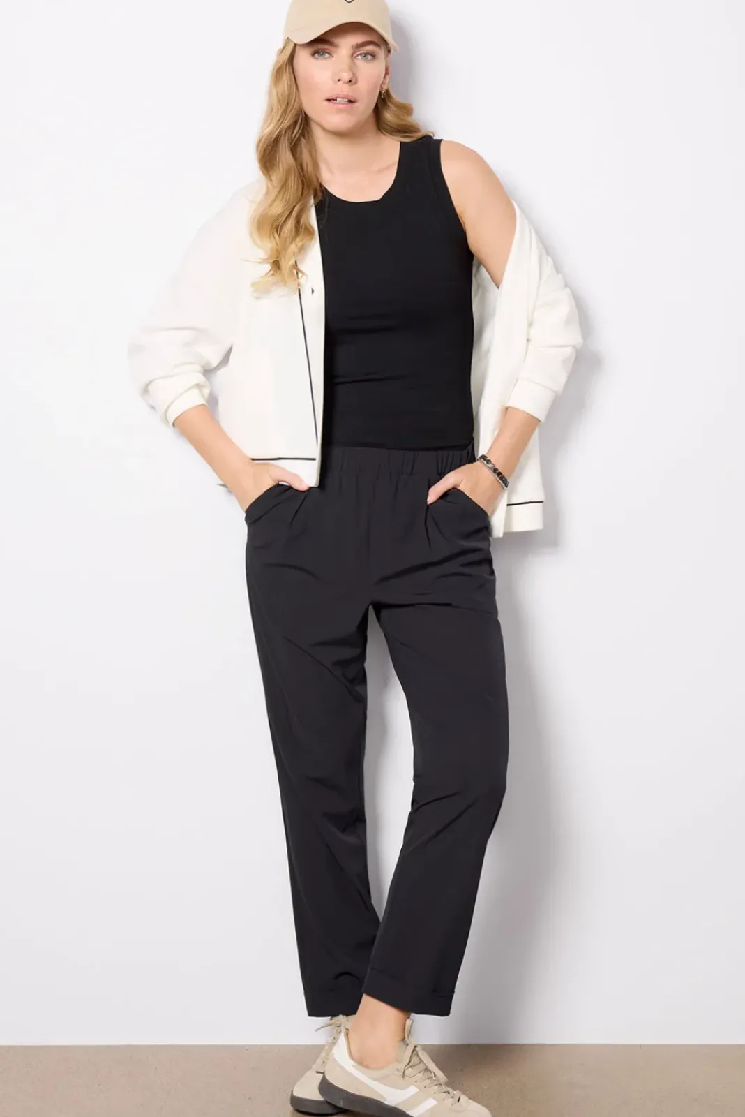 Matching Sets|Tops & Tees<LNA Jones Rib Tank Black