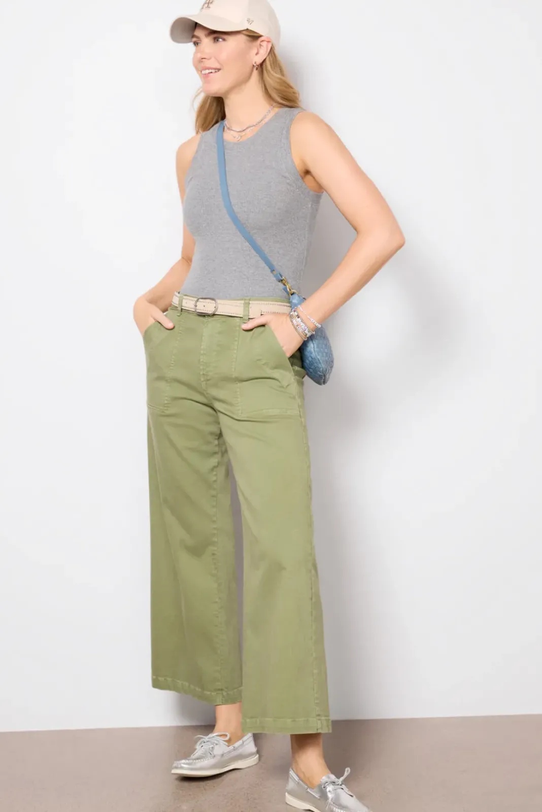 Tops & Tees<LNA Jones Rib Tank Heathergrey