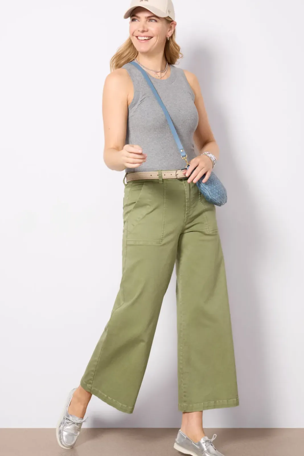 Tops & Tees<LNA Jones Rib Tank Heathergrey
