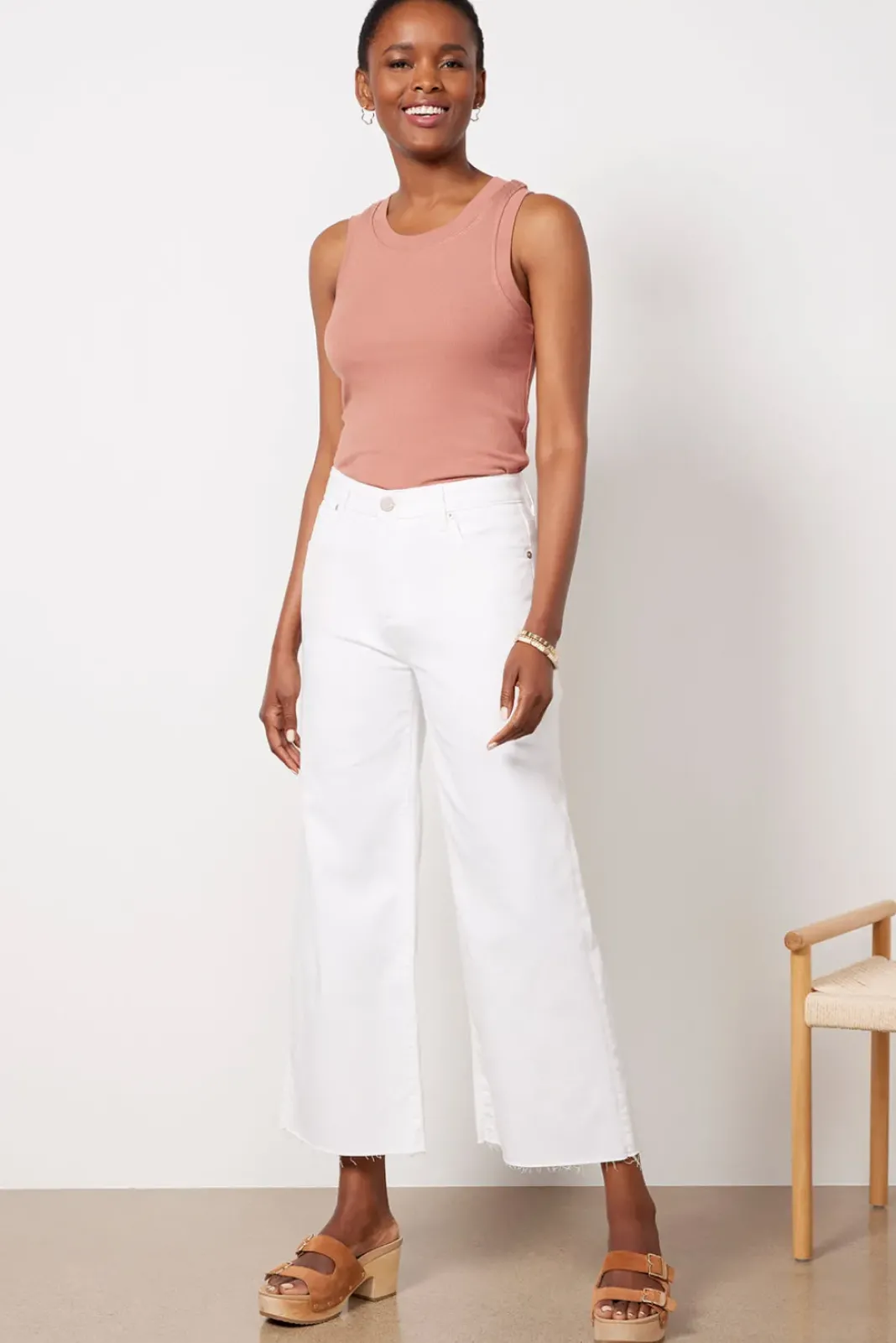 Tops & Tees<LNA Jones Rib Tank Bronze