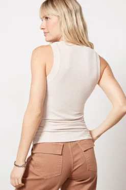 Tops & Tees<LNA Jones Rib Tank Heatheroatmeal