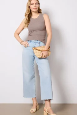Tops & Tees<LNA Jones Rib Tank Cocoa