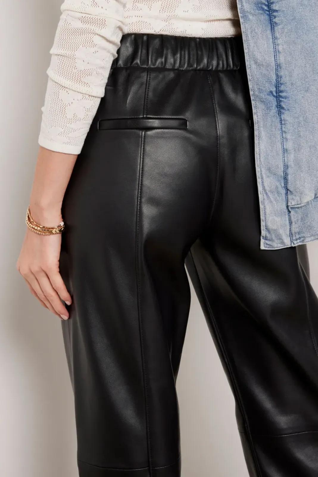 Pants & Leggings<EVEREVE Jules Faux Leather Pant Black
