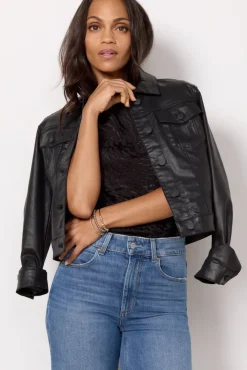 Blazers & Jackets<KUT FROM THE KLOTH Julia Coated Jacket Black