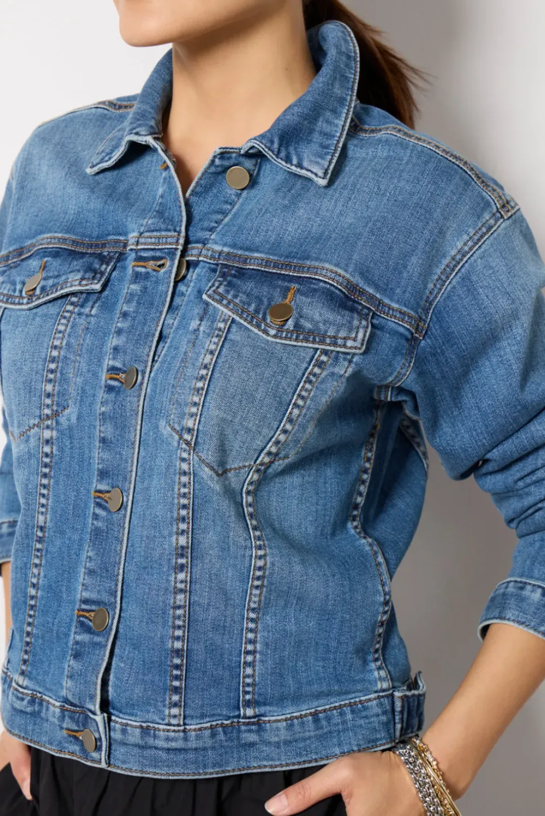 Blazers & Jackets<KUT FROM THE KLOTH Juliet Denim Jacket Dearly