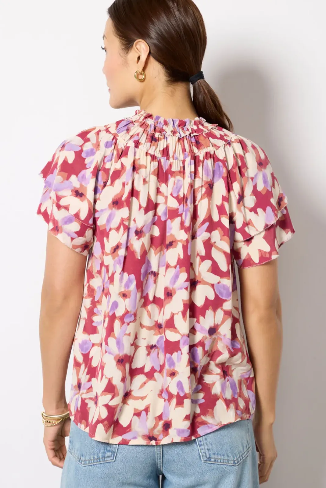 Tops & Tees<RAILS Kamila Blouse Amaranth