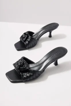 Shoes<SCHUTZ Kareena Knot Mule Black