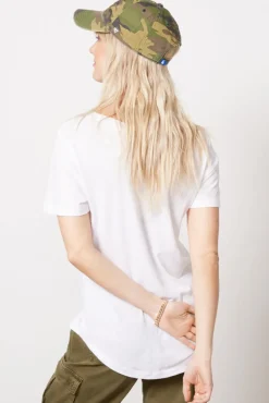 Tops & Tees<Z SUPPLY Kasey V Neck Tee White