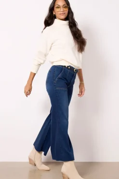 Sweatshirts<EVEREVE Kassandra Thermal Mix Sweatshirt Cream
