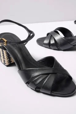 Shoes<SCHUTZ Keefa Mid Block Heel Black