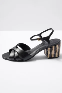 Shoes<SCHUTZ Keefa Mid Block Heel Black