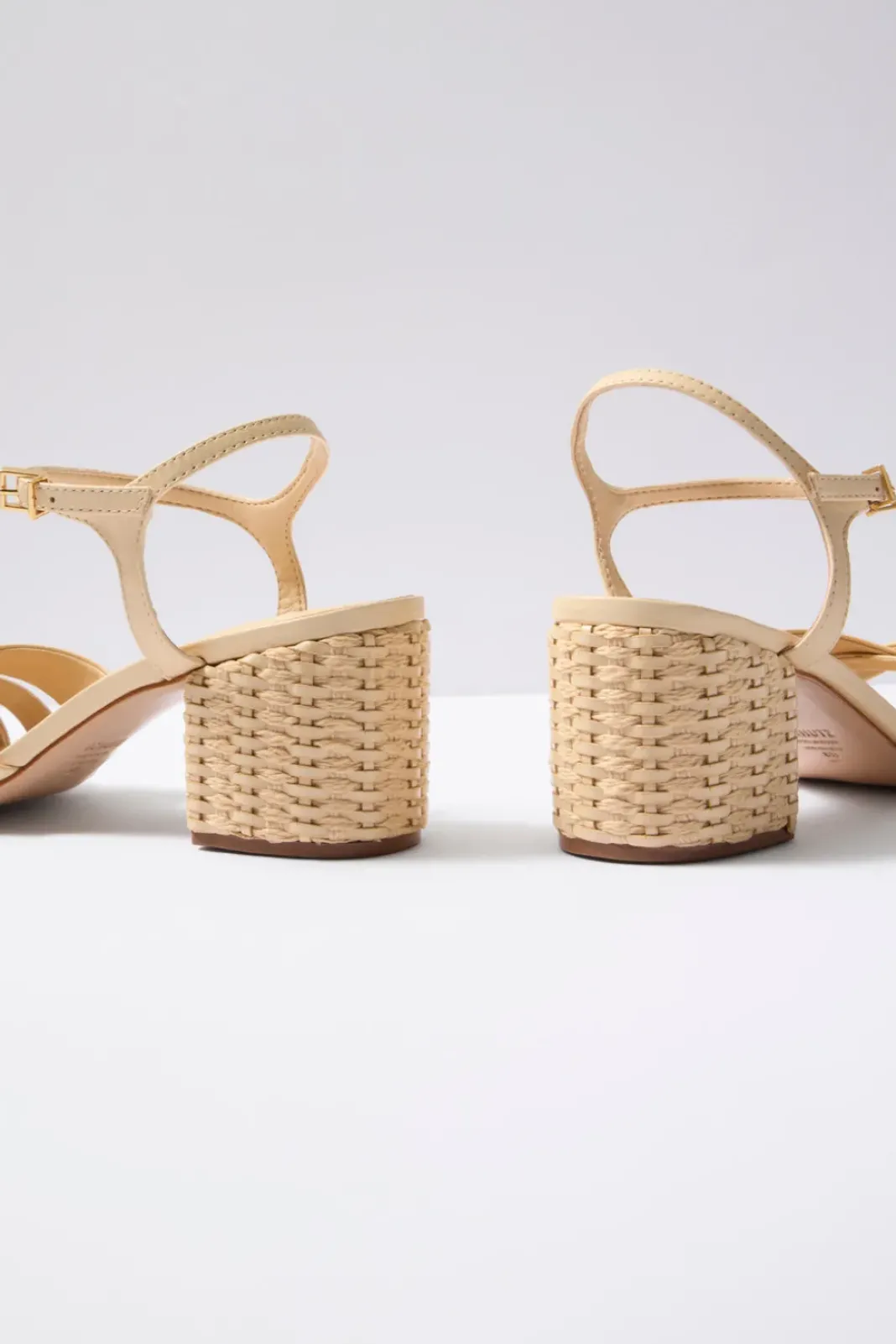 Shoes<SCHUTZ Keefa Mid Block Heel Natural