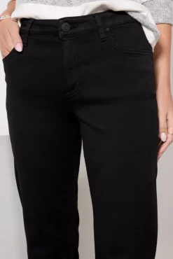 Jeans<KUT FROM THE KLOTH Kelsey Raw Hem Black