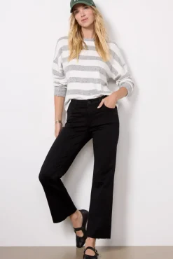 Jeans<KUT FROM THE KLOTH Kelsey Raw Hem Black