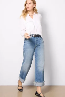 Tops & Tees<EVEREVE Kenley Utility Shirt White
