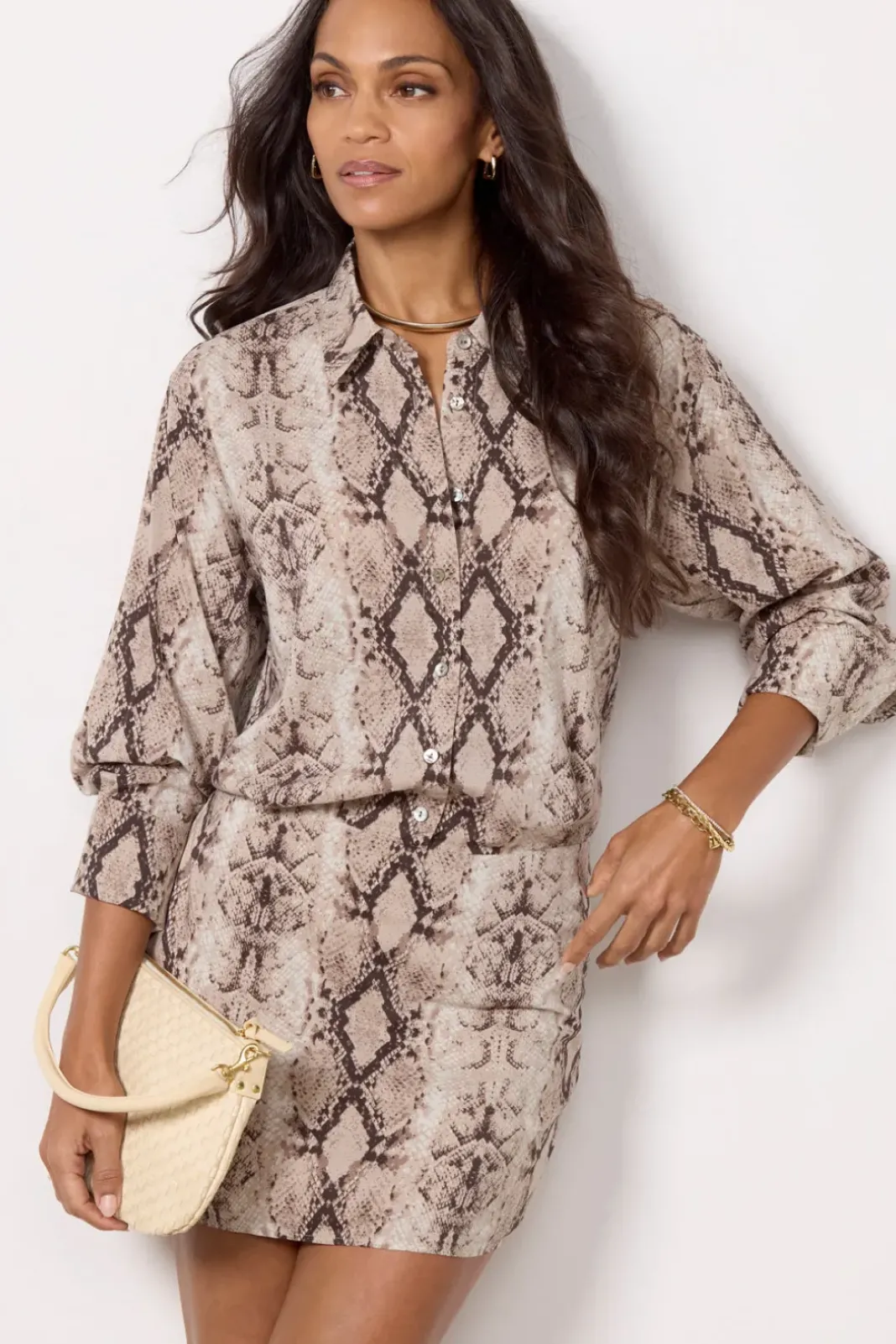 Dresses<PISTOLA Knox Dress Python