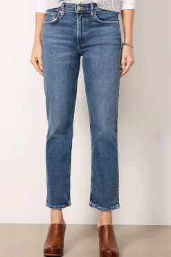 Jeans<AGOLDE Kye Mid Rise Straight Crop Control