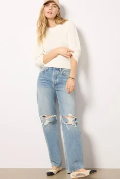 Sweaters<EVEREVE Lacey Pullover Ivory