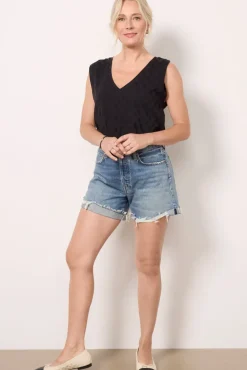 Tops & Tees<LNA Lag Check Tank Black