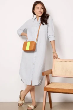 Dresses<FAHERTY Laguna Linen Maxi Dress Oceanviewstripe