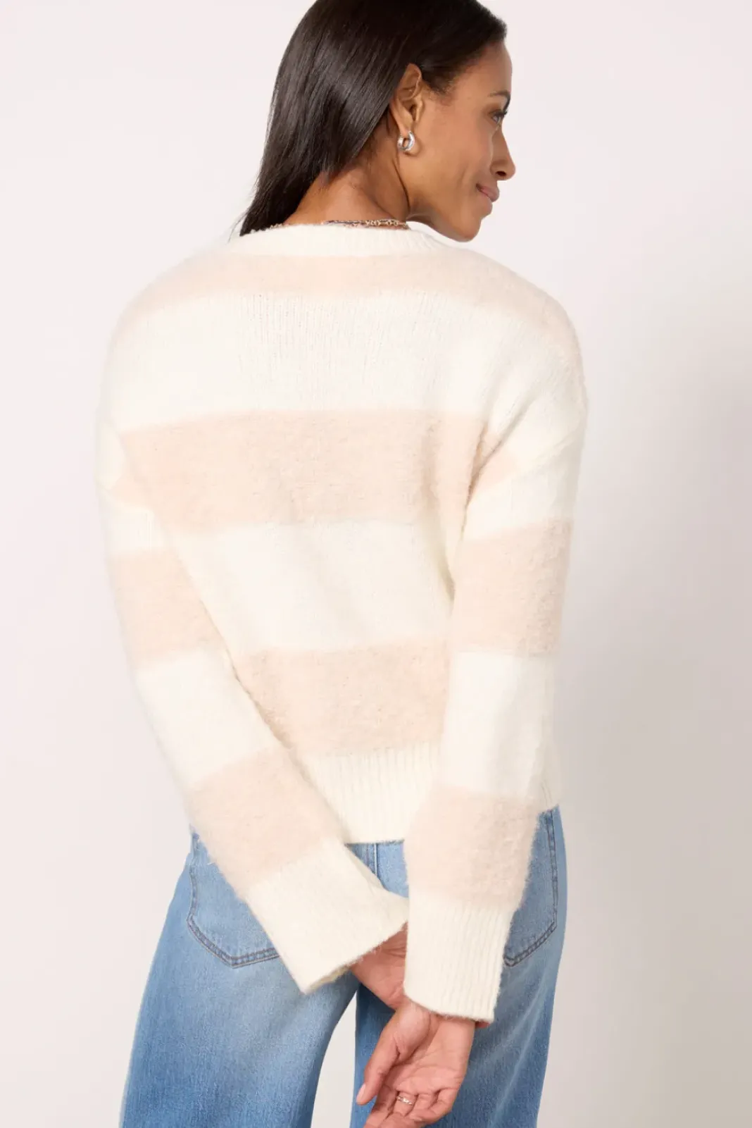 Sweaters<DESIGN HISTORY Lainey Pullover Creamstripe